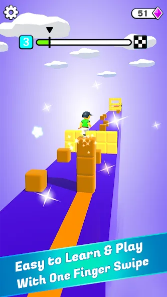 Скачать взломанную Block Surfer (Блок Серфер)  [МОД Бесконечные деньги] — полная версия apk на Андроид screen 1