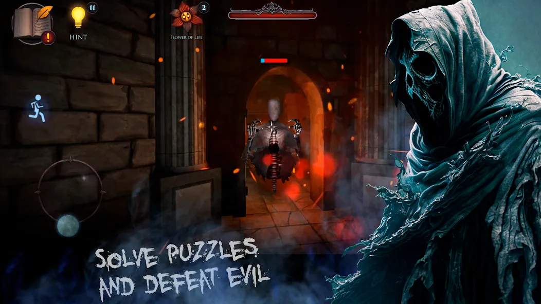 Скачать взломанную Horror Maze — Scary Games (Хоррор Лавиринт РПГ)  [МОД Menu] — полная версия apk на Андроид screen 4