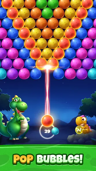 Взломанная Bubble Shooter Primitive Eggs (Бабл Шутер Примитивные Яйца)  [МОД Все открыто] — стабильная версия apk на Андроид screen 2