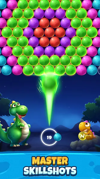 Взломанная Bubble Shooter Primitive Eggs (Бабл Шутер Примитивные Яйца)  [МОД Все открыто] — стабильная версия apk на Андроид screen 3