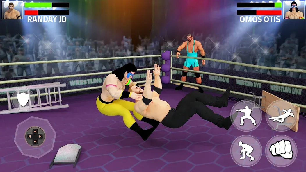 Взломанная Tag Team Wrestling Game (Таг Тим Реслинг Гейм)  [МОД Menu] — последняя версия apk на Андроид screen 4
