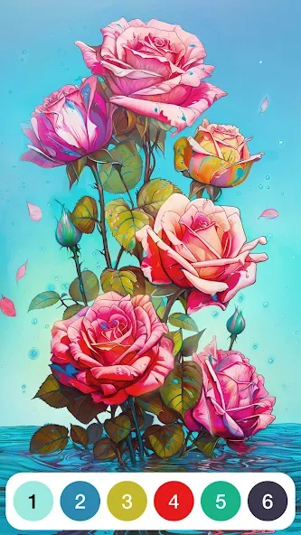 Скачать взломанную Paint by Number: Coloring Game  [МОД Много денег] — стабильная версия apk на Андроид screen 1