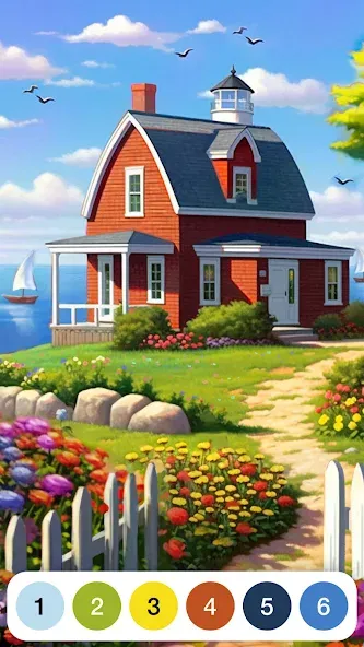 Скачать взломанную Paint by Number: Coloring Game  [МОД Много денег] — стабильная версия apk на Андроид screen 4