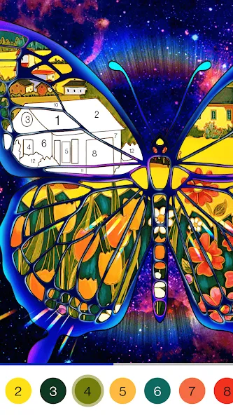 Скачать взломанную Coloring Book -Paint by Number (Малер Плюс)  [МОД Бесконечные деньги] — стабильная версия apk на Андроид screen 4