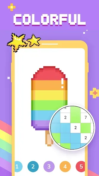 Скачать взлом Paint by Number — Pixel Art  [МОД Все открыто] — стабильная версия apk на Андроид screen 1