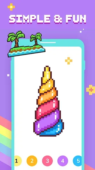 Скачать взлом Paint by Number — Pixel Art  [МОД Все открыто] — стабильная версия apk на Андроид screen 2