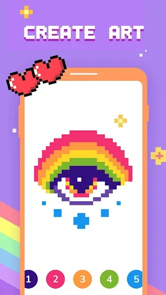 Скачать взлом Paint by Number — Pixel Art  [МОД Все открыто] — стабильная версия apk на Андроид screen 3