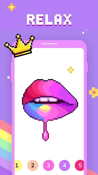 Скачать взлом Paint by Number — Pixel Art  [МОД Все открыто] — стабильная версия apk на Андроид screen 4