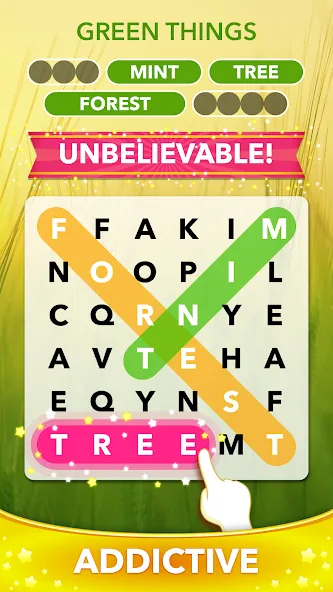 Взлом Word Heaps Search — Word Games (Ворд Хипс Срч)  [МОД Бесконечные монеты] — стабильная версия apk на Андроид screen 2