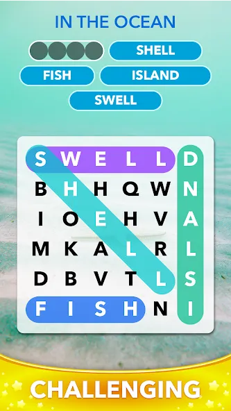 Взлом Word Heaps Search — Word Games (Ворд Хипс Срч)  [МОД Бесконечные монеты] — стабильная версия apk на Андроид screen 3
