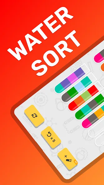 Взлом Water Sort Puzzle Color Game  [МОД Много монет] — стабильная версия apk на Андроид screen 1