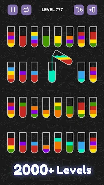 Взлом Water Sort Puzzle — Sort Color  [МОД Menu] — полная версия apk на Андроид screen 2