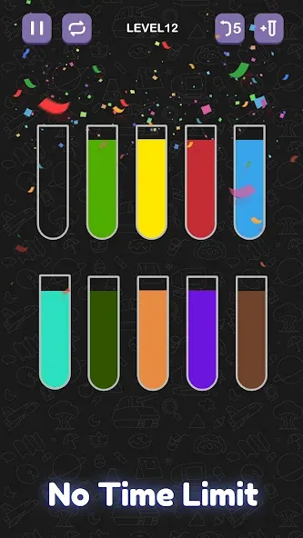 Взлом Water Sort Puzzle — Sort Color  [МОД Menu] — полная версия apk на Андроид screen 5