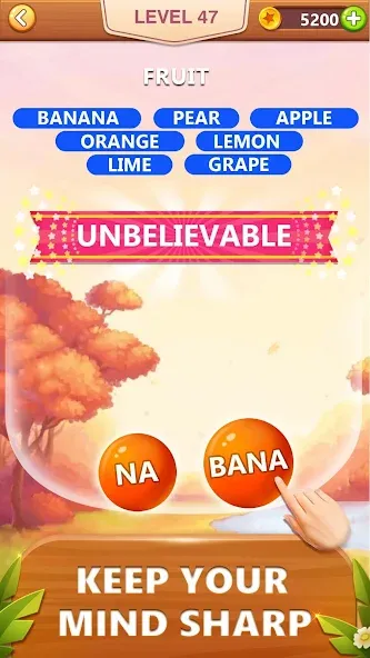 Взломанная Word Bubble Puzzle — Word Game  [МОД Mega Pack] — стабильная версия apk на Андроид screen 3