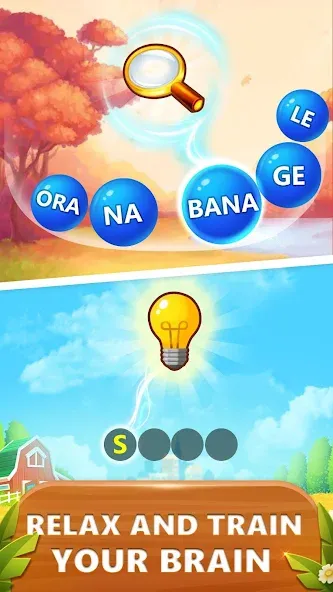 Взломанная Word Bubble Puzzle — Word Game  [МОД Mega Pack] — стабильная версия apk на Андроид screen 4