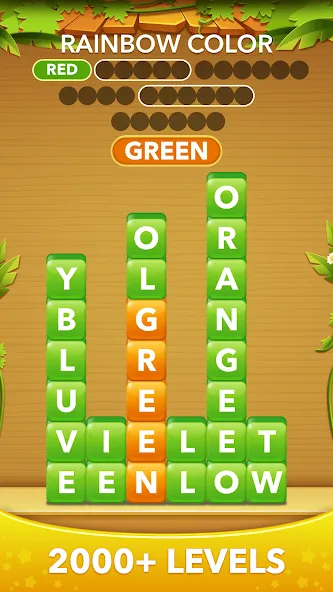 Взломанная Word Heaps -Connect Stack Word  [МОД Бесконечные деньги] — последняя версия apk на Андроид screen 2